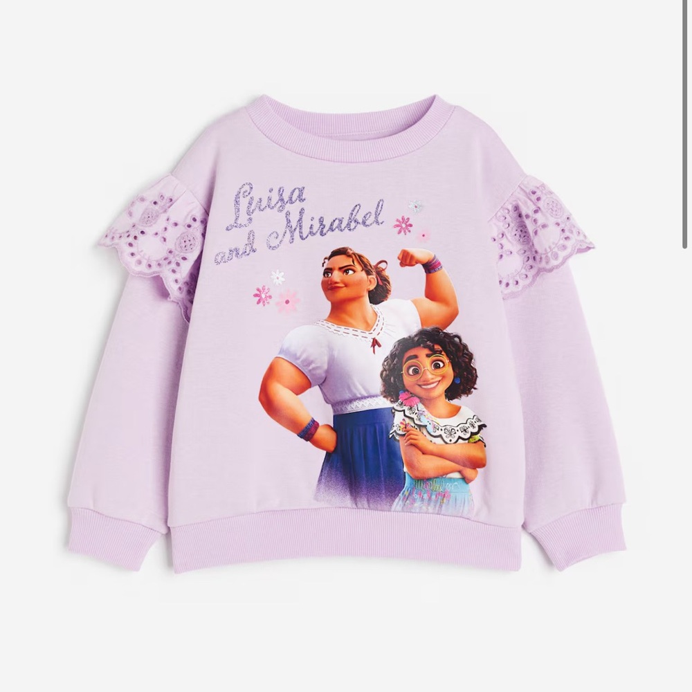 H&M Disney Encanto Purple Sweatshirt
